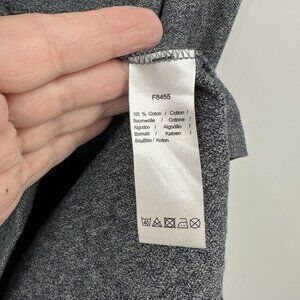 LACOSTE long sleeve polo shirt 100% cotton heathered blue preppy casual large 5